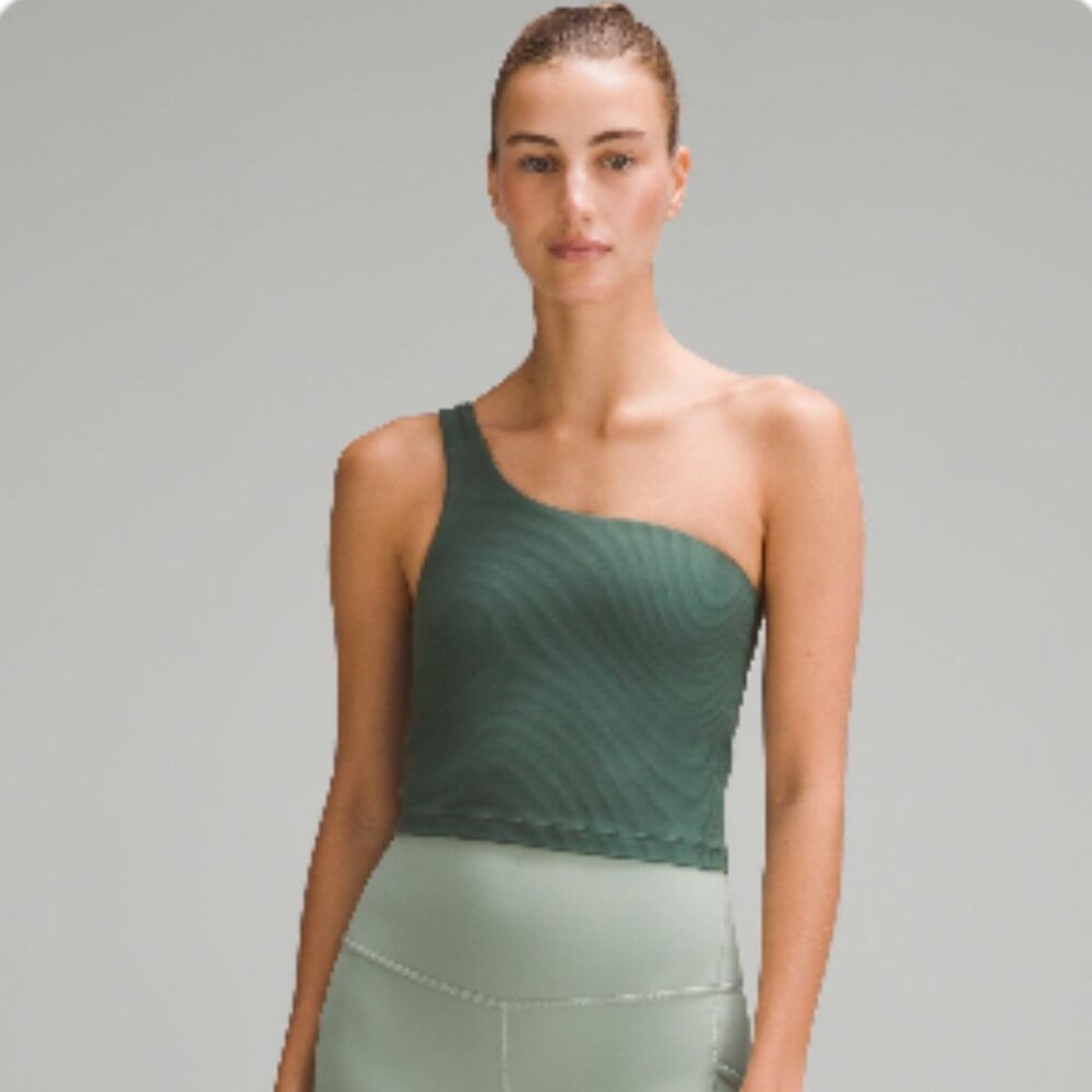 Lululemon One Sleeve Crop top